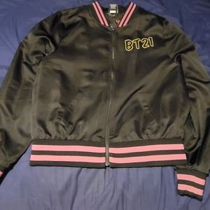 BT21 neon bomber jacket (medium)